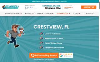 Express Air Conditioning & Heating Inc website