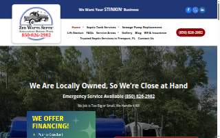 Zeb Watts Septic website