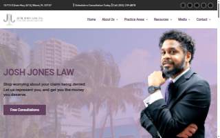 Josh Jones Law, P.A. website