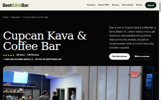 Cupcan Kava & Coffee Bar website