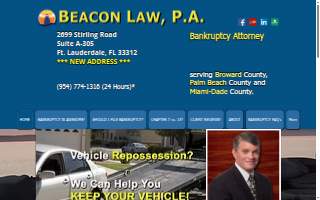 Beacon Law, P.A. website
