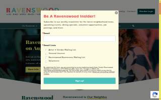 Ravenswood Paint & Body website