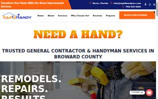 Rapid Handy Inc website