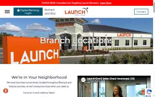 Launch Credit Union | Orange City website