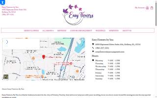 Easy Flowers by You website