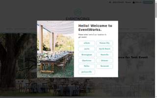 EventWorks Rentals Orlando of DeBary website