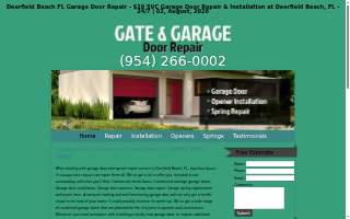 24/7 Deerfield Garage Door Repair website