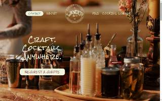 Wander Bar: Mobile Bartending and Cocktail Lounge website
