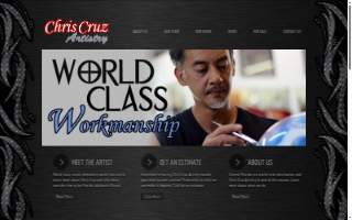 Chris Cruz Artistry website