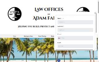 Law Offices of Adam Farber, P.A. website
