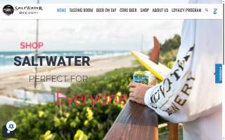 SaltWater Brewery website
