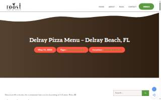 Delray Pizza website