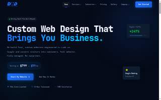 Delray Web Design website
