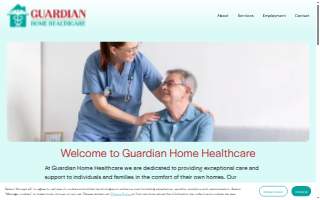 Guardian Home Healthcare website