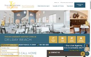 Tuscan Gardens of Delray Beach website