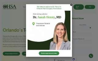 Orlando Hand Surgery Associates website