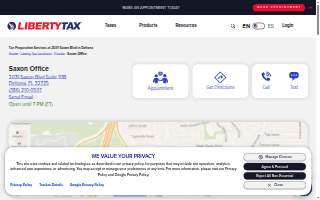 Liberty Tax of Deltona website