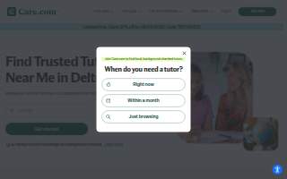 Private Tutor website