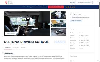 Deltona Driving School website