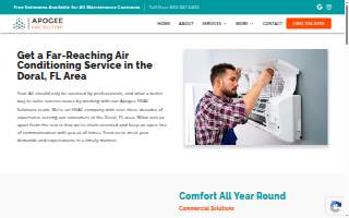 Doral HVAC AC Contractors website