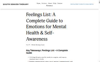 Feelings and Beyond by Erika Angulo | Mental Health Services for child and Family, Miami website