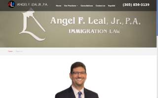 Angel F. Leal, Jr., P.A. website