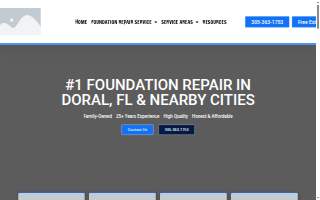 Doral Foundation Repair website