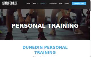 Generation Fit website