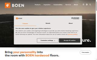 Boen's Tree Service website