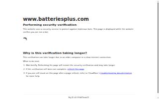 Batteries Plus of Williamsburg website