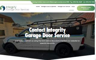 Integrity Garage Door Service of Dunedin website