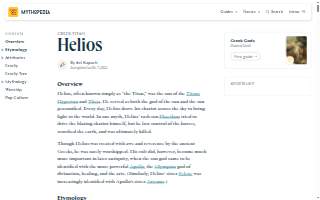 Helios Health and Wellness website