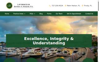 Law Offices of Jeffrey A. Herzog, P.A. website