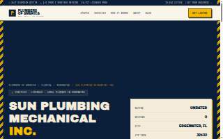 Sun Plumbing & Mechanical Inc website