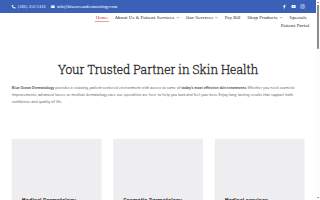 Blue Ocean Dermatology website