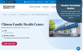 Clinton's Auto Body & Services website