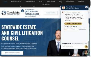 Zoecklein Law Brandon website