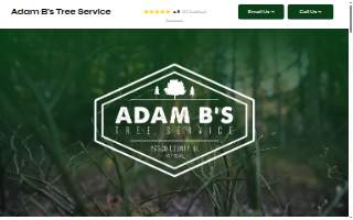 Adam B's Tree Service website