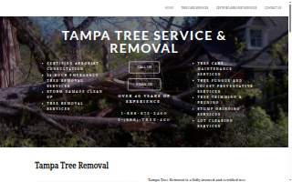 Tampa Tree Service website