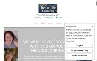 Tree of Life Counseling website