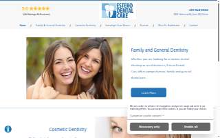 Estero Dental Care website