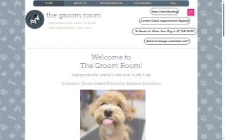The Groom Room website
