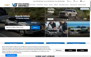 Vann Gannaway Chevrolet website