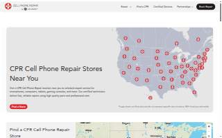 CPR Cell Phone Repair website