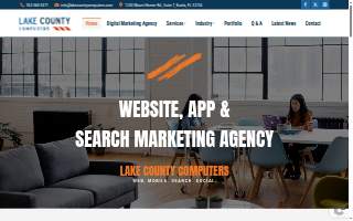 Lake County Computers of Eustis website