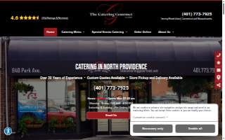 Gourmet Caterer website