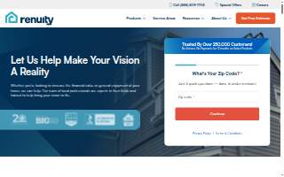 Renuity Home Improvement of Pensacola website
