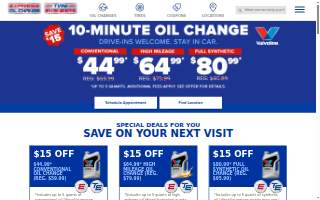Express Oil Change & Tire Engineers of Powder Springs website