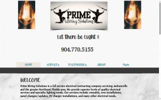 Prime Wiring Solutions LLC of Lakeside website
