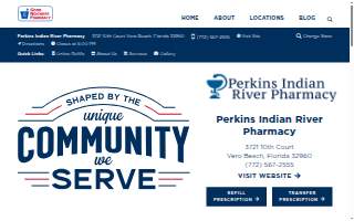 Perkins Indian River Pharmacy website